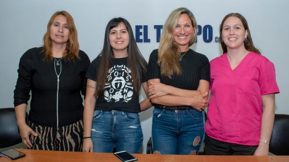 Parte del equipo de enfermería de la UTI del Hospital Pintos en plena pandemia, con todo el atuendo establecido en el protocolo de Salud.