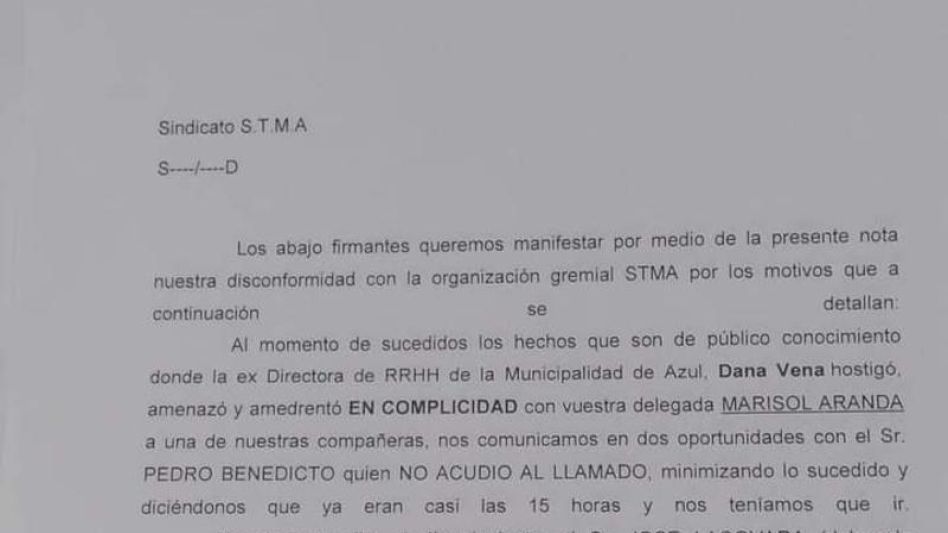  Se realizó ayer el primer día de paro y  continúan desafiliaciones a un gremio