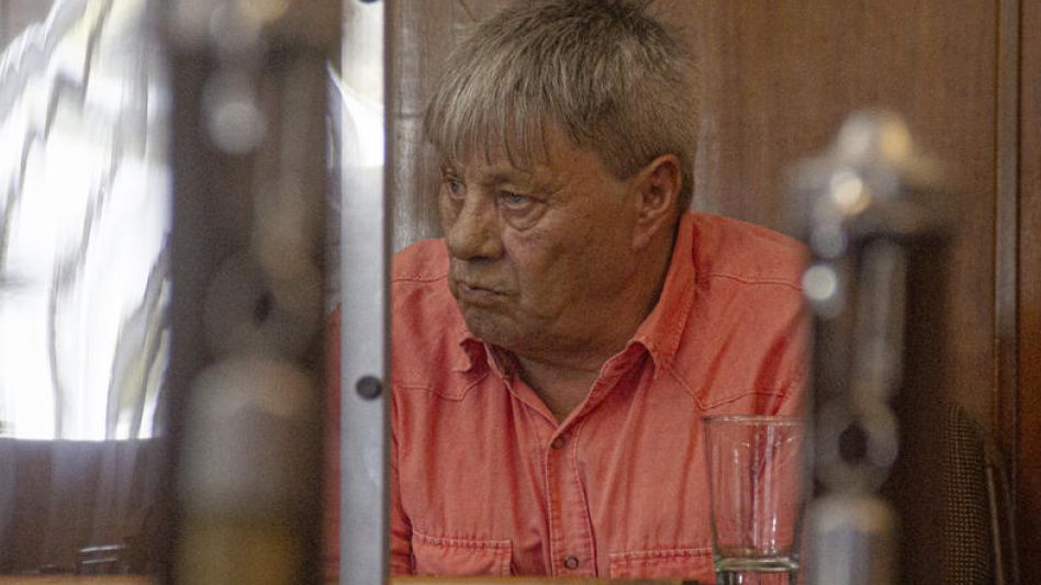Hermenegildo Gorosito ayer, durante la jornada del juicio donde las partes anunciaron los alegatos. NICOLÁS MURCIA