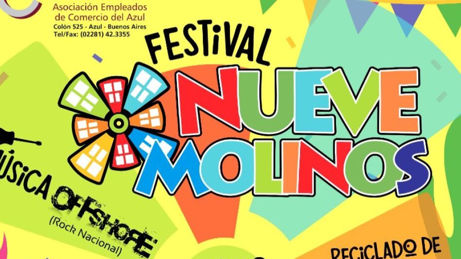 Nueve Molinos en la Plaza Florentino Ameghino
