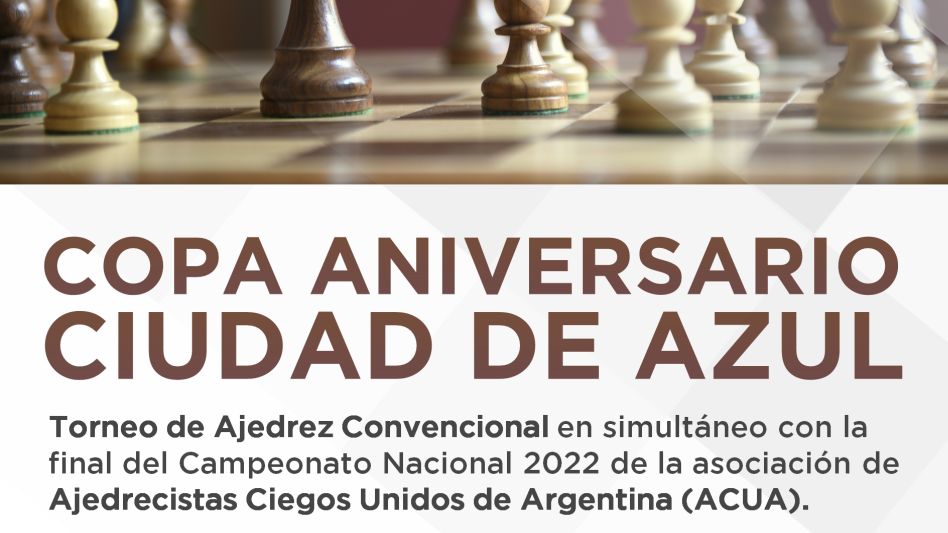 Ajedrez: comienza la Copa Aniversario Ciudad de Azul