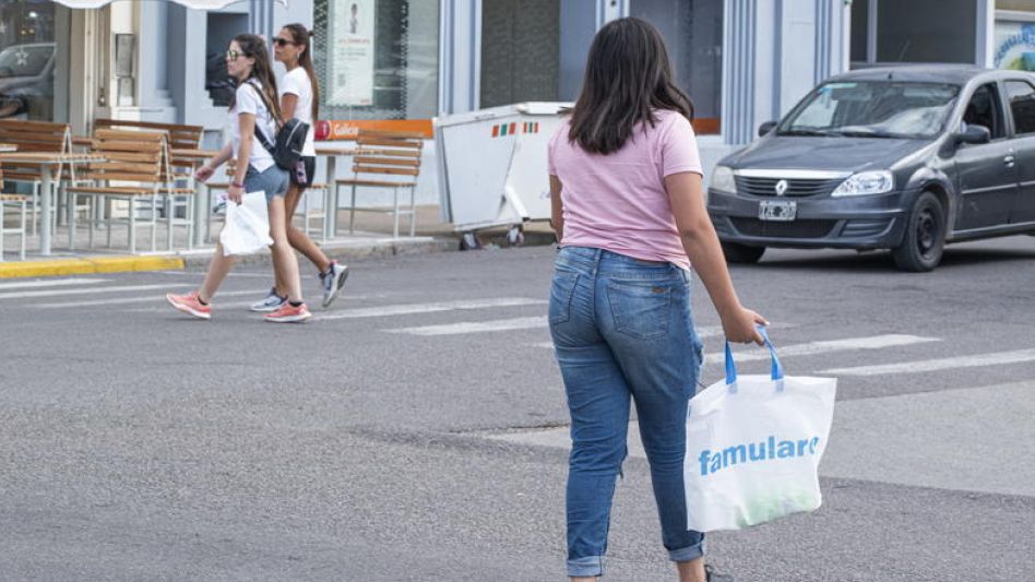 Desde el CEDA, AECA, CALMA y el IPPA lanzaron una campaña para decirle chau a las bolsas de nailon y hola a las bolsas reutilizables.    NACHO CORREA