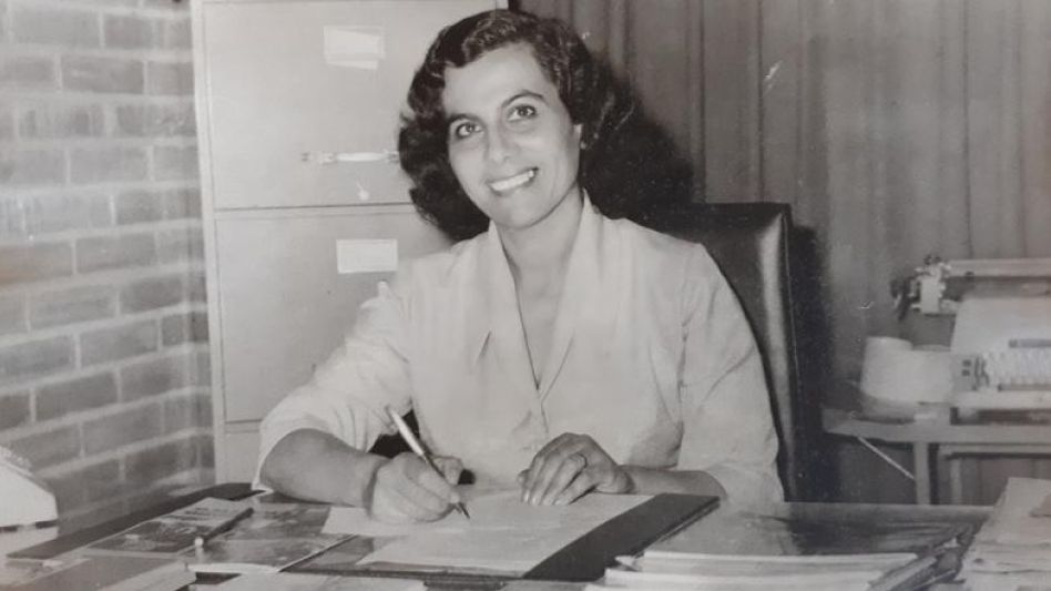 Edith Borghi, periodista, al igual que su padre Pedro.  FOTO GENTILEZA FAMILIA BORGHI CARRASQUERO