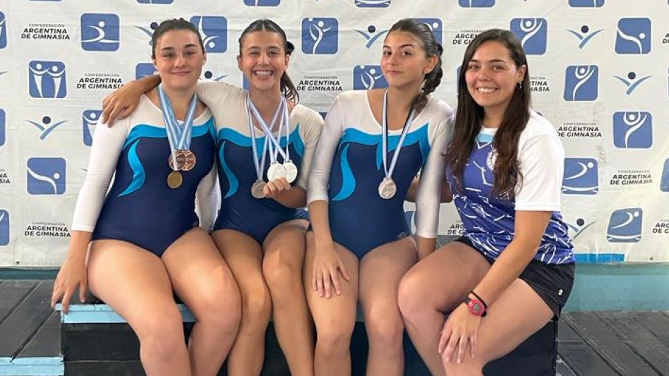 Gimnasia artística: azuleñas se destacaron en Lucila del Mar