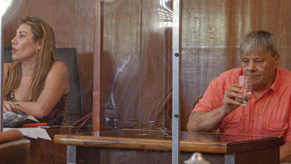 Gorosito y su abogada, durante una de las audiencias de este juicio. FOTO: ARCHIVO EL TIEMPO/NICOLÁS MURCIA