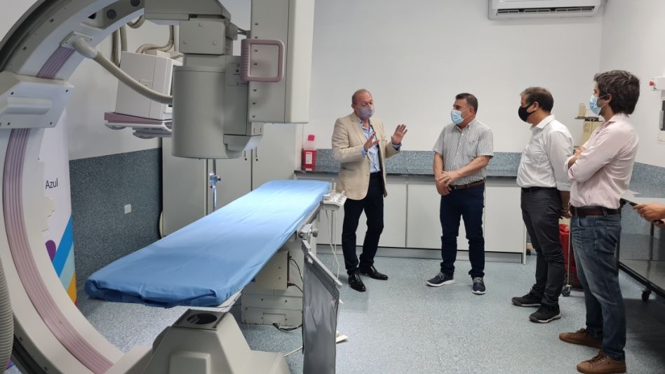 Bertellys destacó que a partir de ahora el Hospital Pintos cuenta con 
