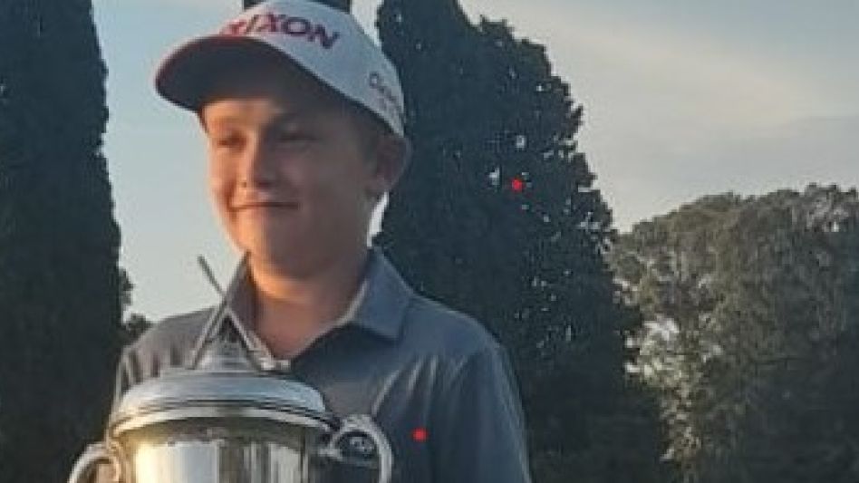 Fermín Guerendiain fue el ganador de la categoría de 0 a 9 de hándicap en el Tito Cup que se realizó en el Golf Club Azul. Foto: ARCHIVO