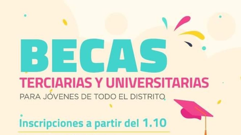 Inscripción para las Becas terciarias y universitarias
