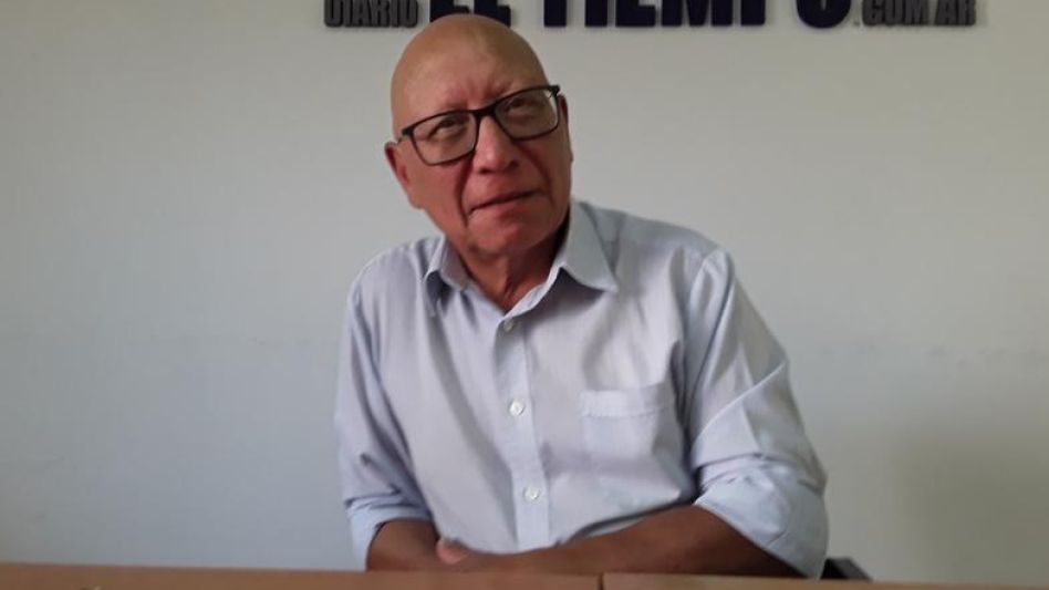 Ramón Márquez el día que visitó la redacción de diario EL TIEMPO y habló del trabajo que realizaron durante los últimos meses desde la comisión vecinal del barrio Del Carmen.