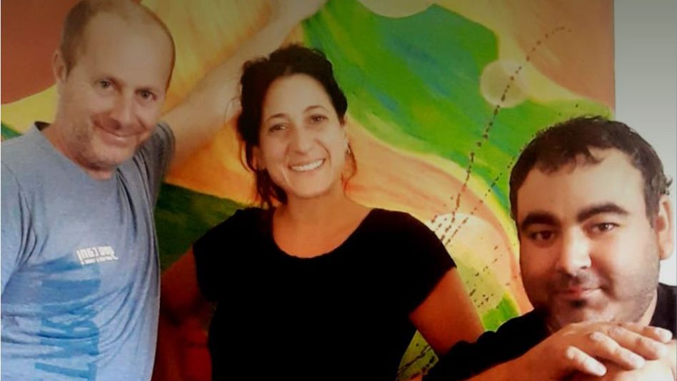 Guillermo Albornoz, Fátima Di Paola y Nery Burgos conforman el trío Faguine.  PRENSA MUNICIPAL