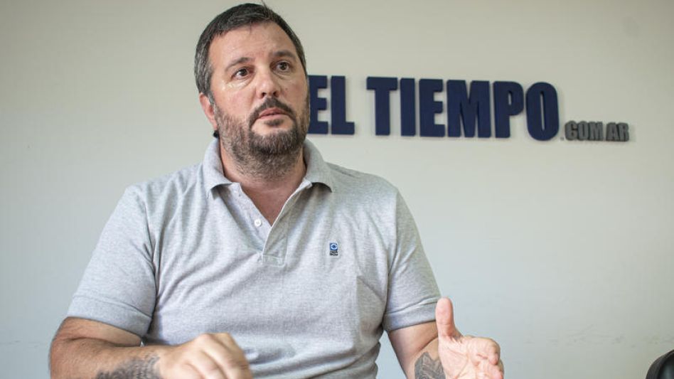 Juan Cacace, concejal del Frente de Todos. NACHO CORREA 