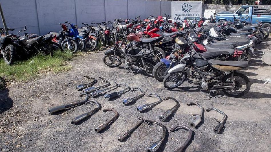 Las motos secuestradas quedan incautadas a disposición del Juzgado de Faltas. PRENSA MUNICIPAL