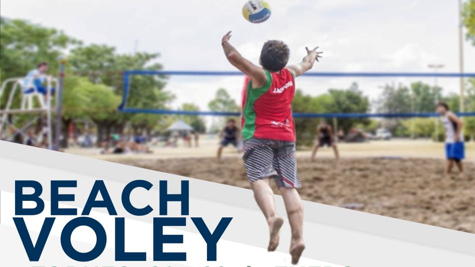 Se viene un torneo de beach vóley en el Balneario 