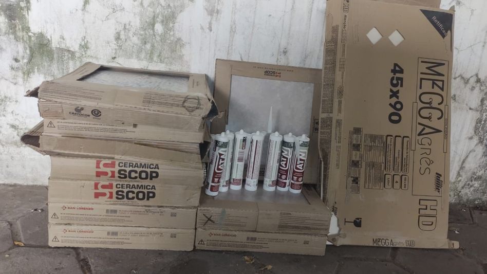 La policía recuperó materiales robados de una obra en construcción