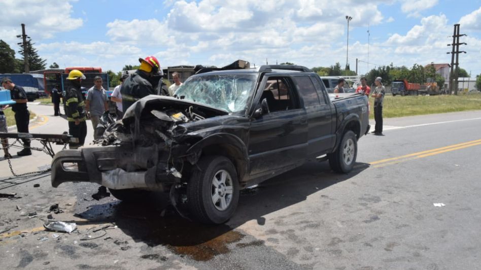 Transportista de nuestra ciudad protagonista de fortísimo choque en Ruta 51 y autopista Fortabat