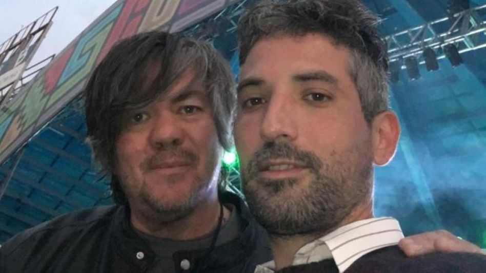 Turco Chiodi: voy a estar tocando en dúo con mi hijo Vicente en clarinete y saxo. En la imagen con Ricardo Rodíguez quien tocó con él en Cosquin.