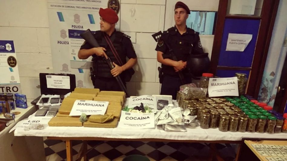 La Policía desarticuló una banda narco que operaba en la ciudad de Tres Arroyos