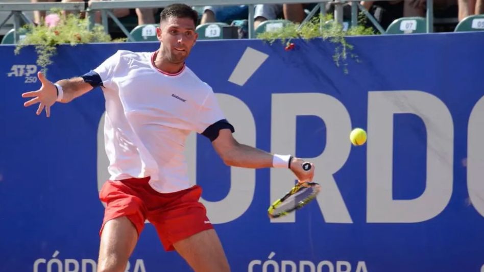 Delbonis es el único argentino que logró sortear la clasificación del ATP 250 Córdoba. Foto: prensa ATP Córdoba.