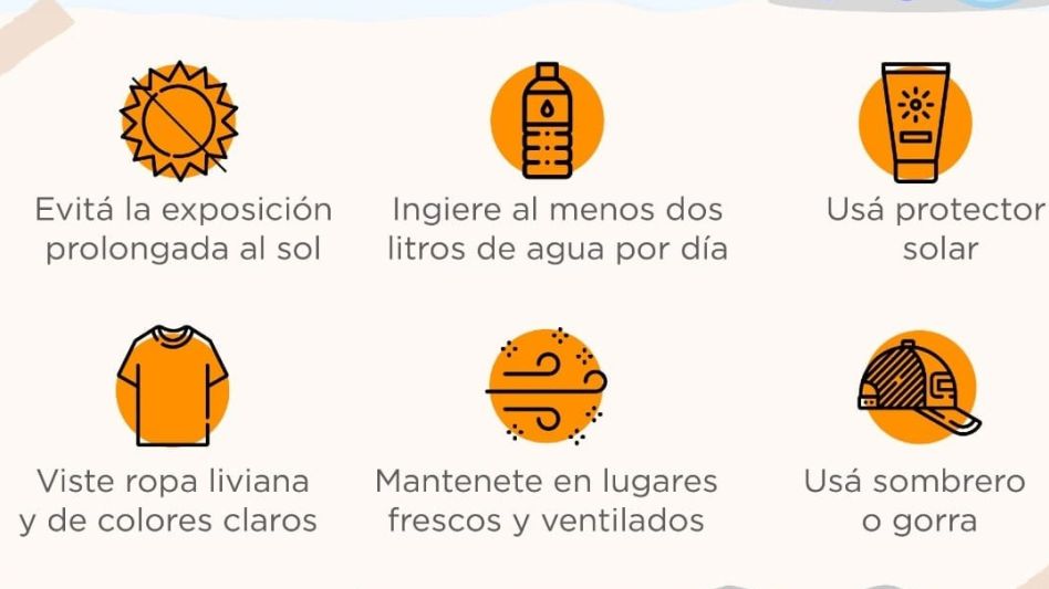 Medidas para prevenir el golpe de calor
