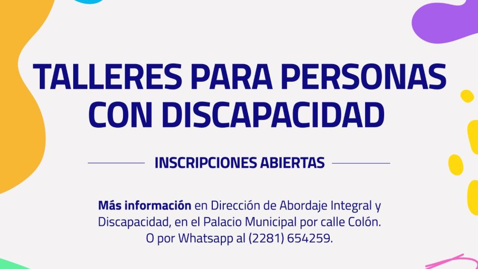 Talleres para personas con discapacidad