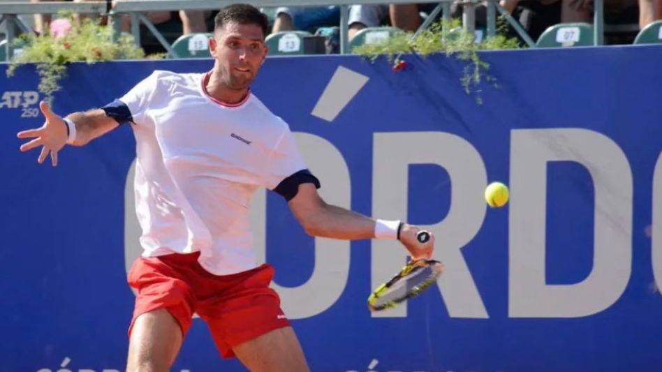Federico Delbonis le ganó al italiano Andrea Pellegrino, y hoy jugará con el peruano Juan Pablo Varillas por un lugar en el cuadro principal del ATP 250 de Buenos Aires. Foto: archivo ATP Córdoba.