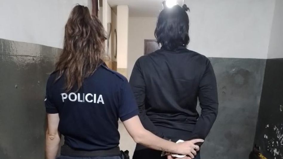 La acusada de apuñalar a su ex novio continúa privada de la libertad en la comisaría primera.  ARCHIVO/EPDS AZUL/PBA