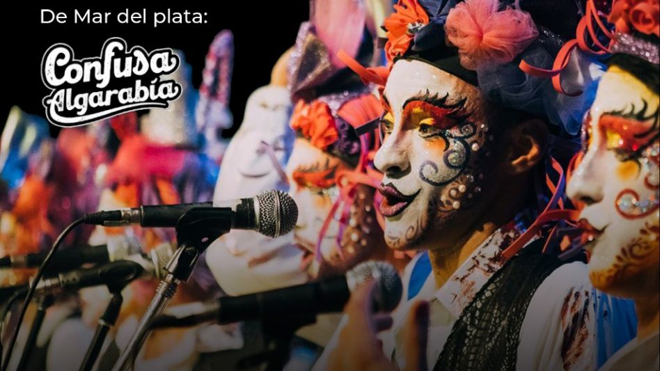 Cumbre de murgas en Azul: Aire Colacha y Confusa Algarabía