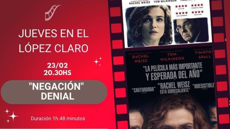 Negación forma parte del cine comprometido con la realidad y ofrece una reflexión para tiempos convulsos. 