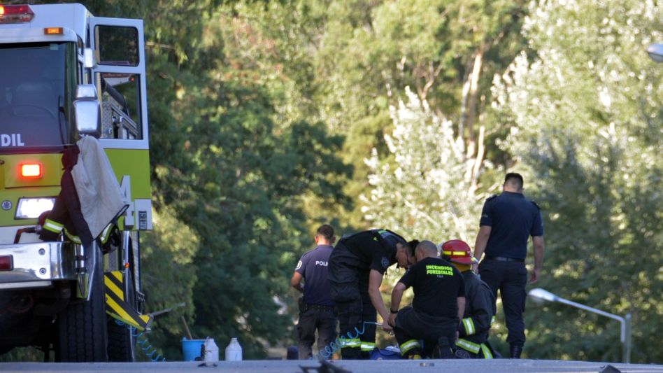 La joven que iba como acompañante en la moto que guiaba su pareja murió hoy.  FOTOS: MULTIMEDIOS EL ECO/TANDIL