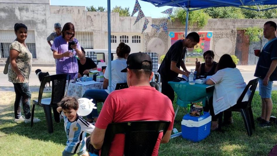 Se realizaron las postas de vacunación en espacios públicos