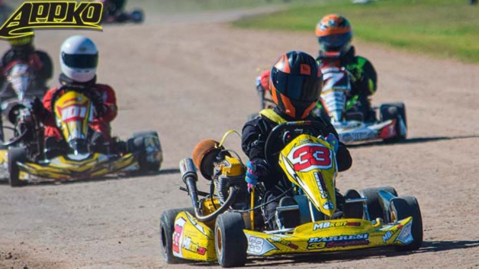 El piloto de Chillar, Bautista Robbiani, fue uno de los triunfadores del ejercicio 2023 del poderoso y atrapante Karting de la APPKO. Foto: APPKO.