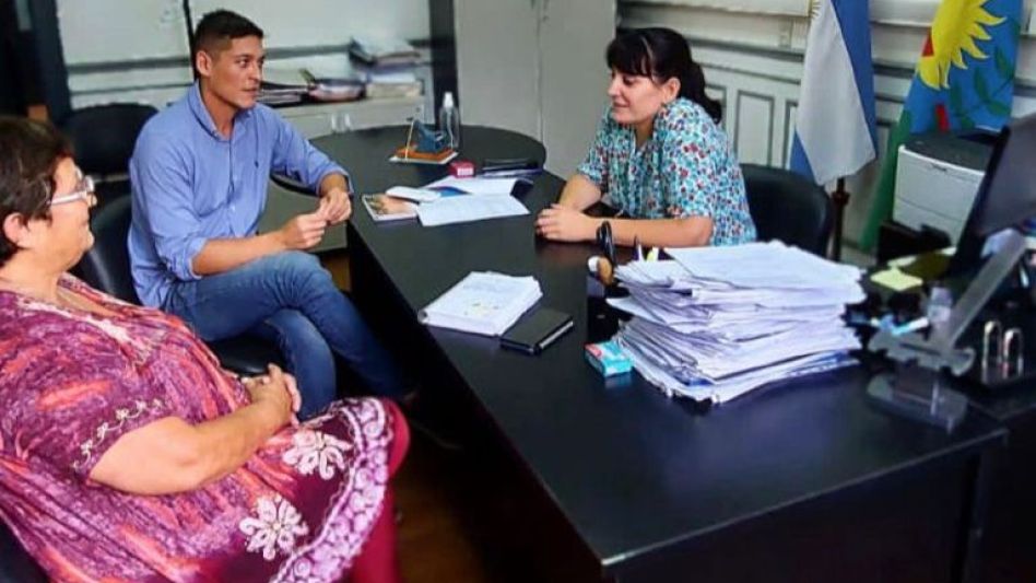 Reunión en el Ministerio de Trabajo de la Provincia y responsable institucional de Fanazul