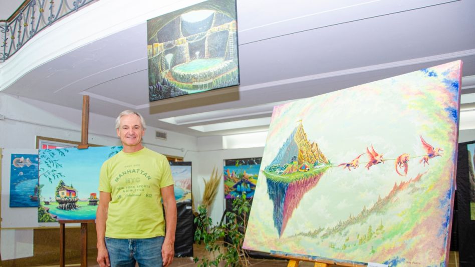 "Quiero que mis obras atraigan por el color"