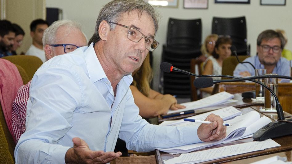 El concejal del PRO Ramiro Ortiz.