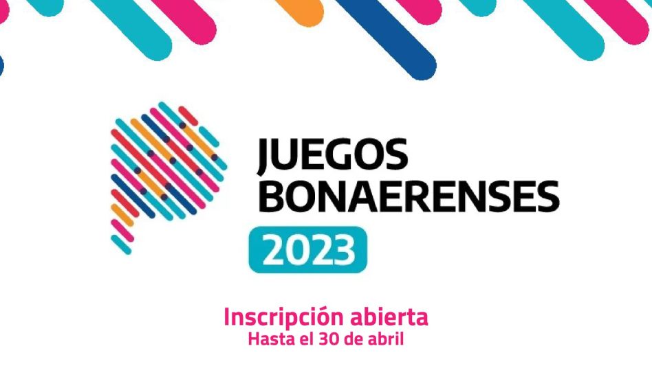 Convocatoria para participar de los Juegos Bonaerenses 2023