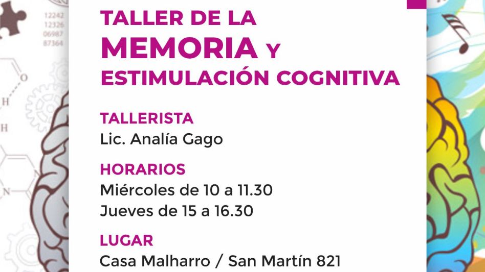 Taller de memoria y estimulación cognitiva en Casa Malharro