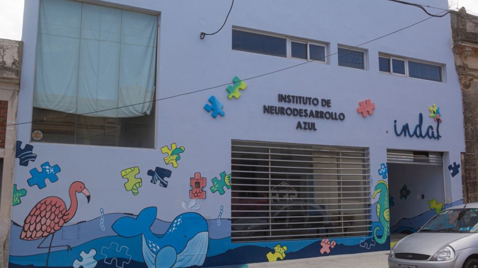 La sede donde funcionará el Instituto de Neurodesarrollo de Azul está ubicada en calle Alvear 688. NICOLAS MURCIA