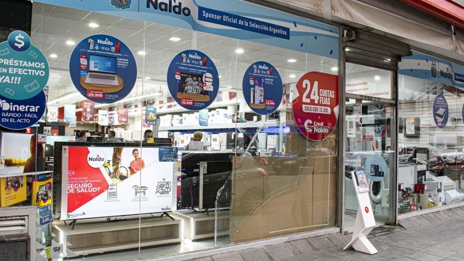 Naldo, el comercio de venta de artículos para el hogar donde este ilícito se produjo durante las primeras horas del pasado domingo.  NACHO CORREA