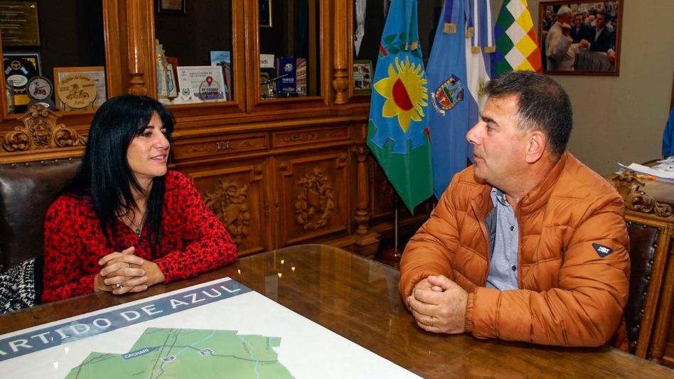 El intendente recibió a la activista Gabriela Mansilla 