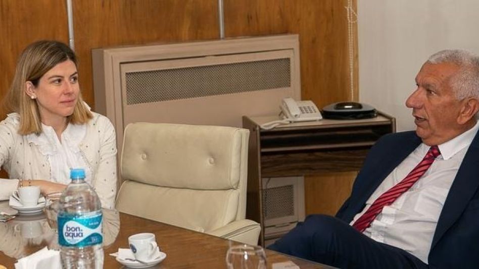 Giménez y Quaranta, respectivos presidentes de los colegios de Abogados y de Magistrados y Funcionarios. ARCHIVO/NICO MURCIA