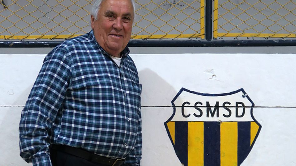 Ruben Coronel fue homenajeado por San Martín en un torneo de bochas. Foto archivo - gentileza Pedro Bigalli