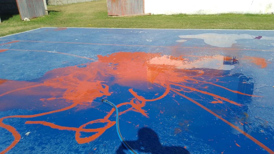 Vandalismo en el Club Porteño