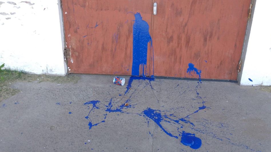 Vandalismo en el Club Porteño