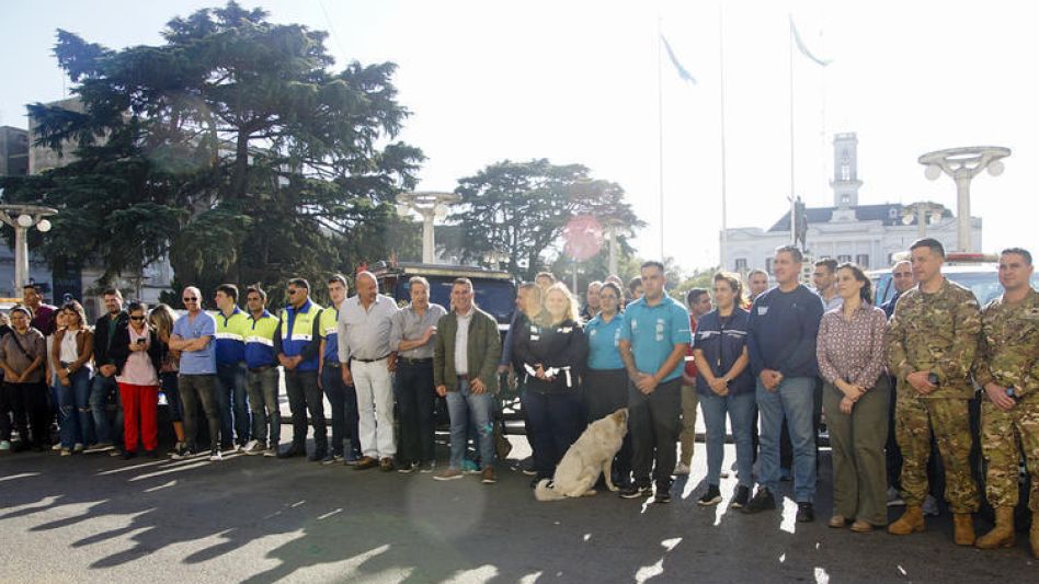 Hoy vivimos una jornada que es trascendental ya que nos permitirá ajustar detalles para cuando sea necesario actuar y trabajar por el prójimo, afirmó el intendente Bertellys  PRENSA MUNICIPAL