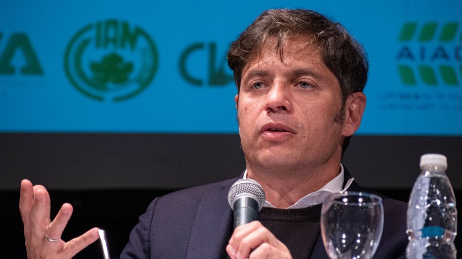El gobernador bonaerense Axel Kicillof estuvo ayer en esta ciudad. FOTOS NICOLÁS MURCIA 