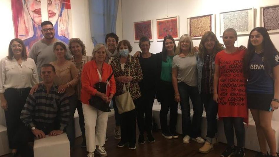 Las integrantes del grupo LALCEC-GAPPO el día de la charla con el Dr. Roger Mario Horna Minaya.  GENTILEZA/GAPPO