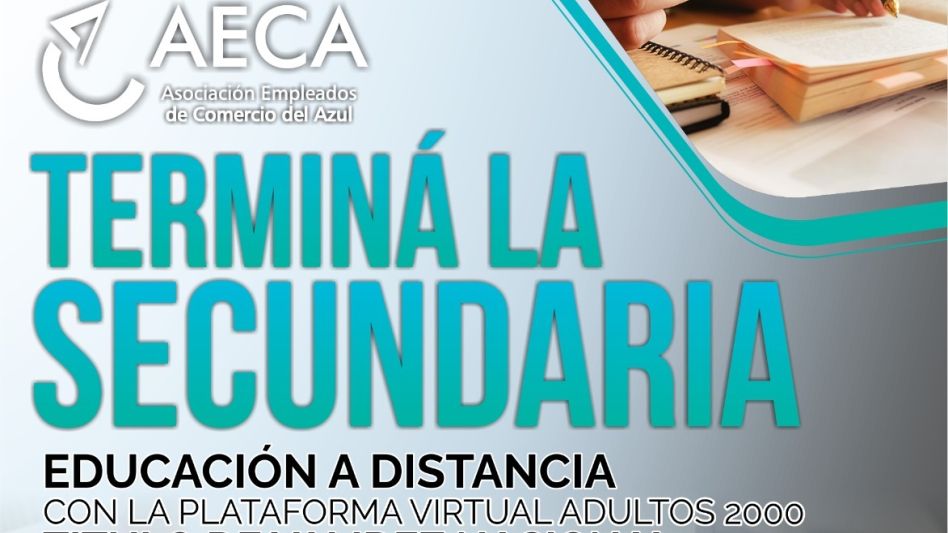 Inscribite en "Terminá la Secundaria"