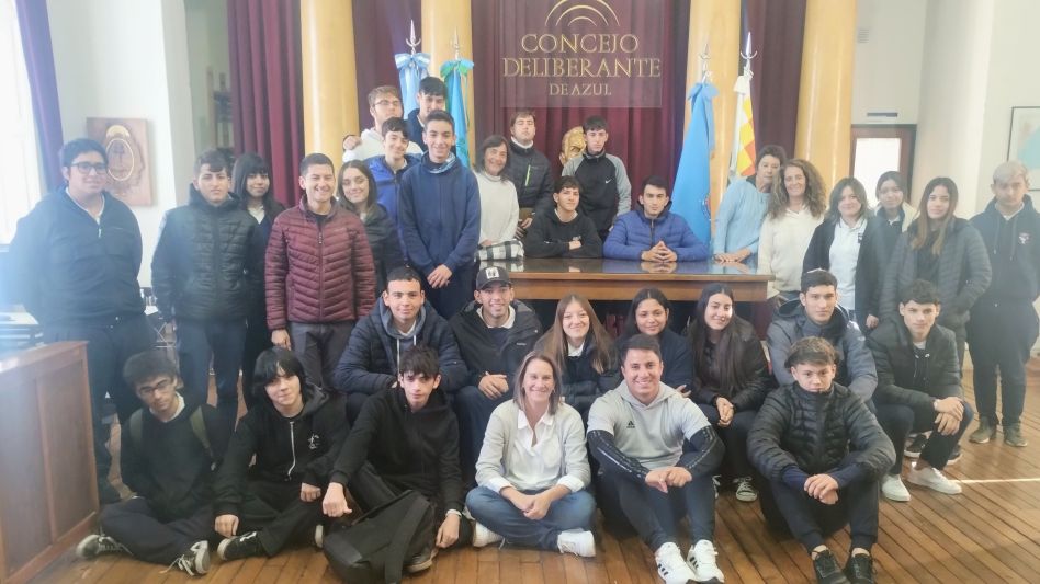 Alumnos del Colegio Sagrado Corazón visitaron el Concejo Deliberante
