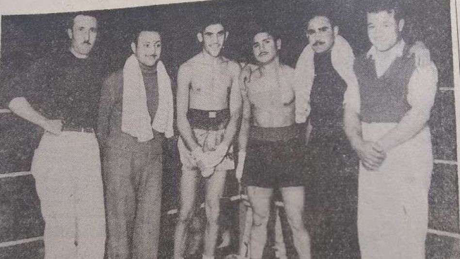 La historia, en varios rounds. Recorte del combate que protagonizaron Juan Carlos Lanata y Ricardo Zochi en 1940.