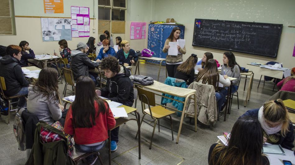 Con el acuerdo ratificado ayer, implica que ya tengamos un aumento, en promedio, del 42 por ciento este año, se afirmó desde el ámbito gremial docente. ARCHIVO/NACHO CORREA/EL TIEMPO